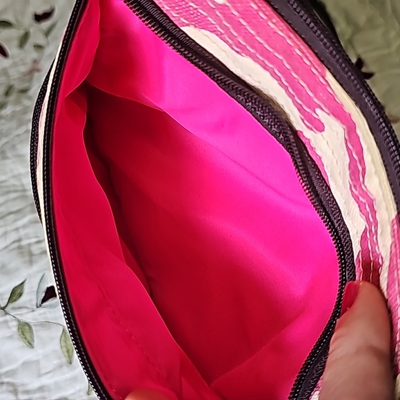 Dooney & Bourke Pink Zebra Stripe Crossbody Bag - Picture 8 of 14